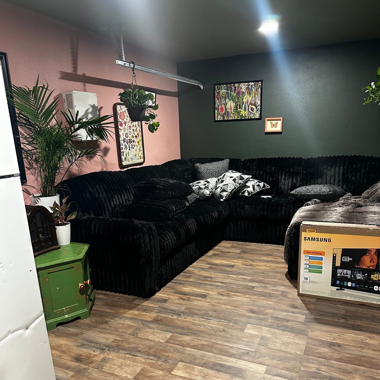 Handyman completing a professional home improvement service.